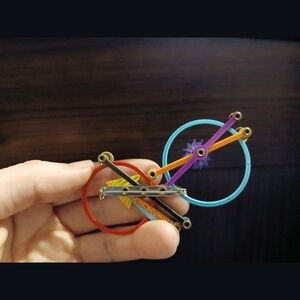 Colorful Geometric Brooch